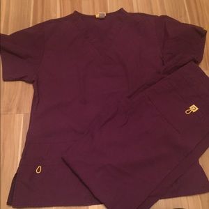 WonderWink Scrub Set Purple